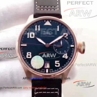 Perfect Replica IWC Big Pilot Le Petit Prince Watch Rose Gold 46MM